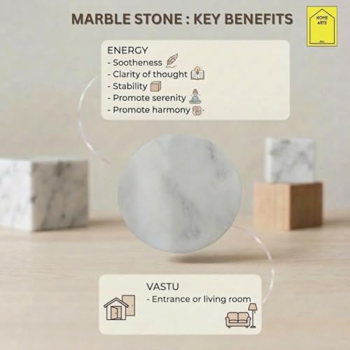 Image of Praying Baby Angel with Marble Base Premium Decorative Spiritual Marble Finish Showpiece with Folding Metal Stand for Home Decor, Living Room, Office Desk