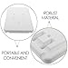 BCOATH Bath Chair Seat Board Replacement Plastic Walker Seat for Shower Commode and Bath Chairs Universal Fit for Walking Aid