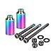 HANLILI kasu Stunt Scooter Pioli Set con ASSE Hardware 2.5",3.0",3.5" Fit for Freestyle Scooter Grinds (Color : Neo Chrome pegs01)