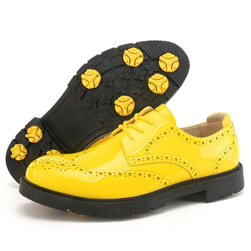 Ifrich Men's Golf Shoes Professional Man Spikeless Golf...