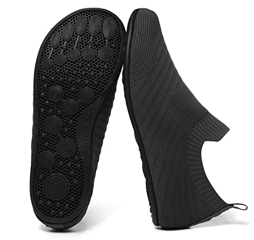 Image of SLEVEL Lightweight Non Slip Travel Indoor Grip House Slipper Socks Unisex Adult Around The House Floor Home Shoes for Women Men