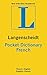 Langenscheidt Pocket Dictionary French (Langenscheidt Pocket Dictionaries)