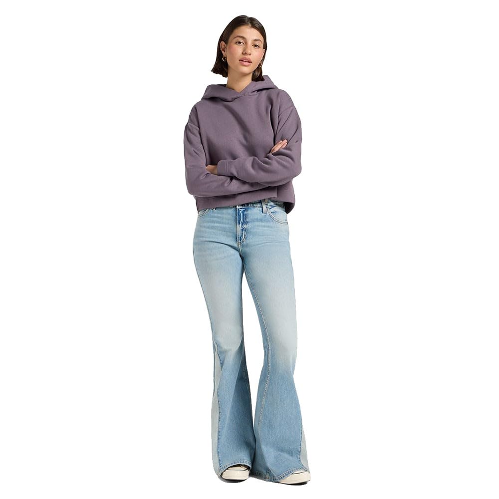 Lee Bluza z kapturem Kobiety Cropped Hoodie