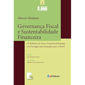 Capa do livro Governança Fiscal e Sustentabilidade Financeira: Os reflexos do Pacto Orçamental Europeu em Portugal como exemplos para o Brasil