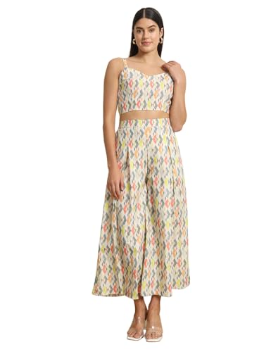 Image of Womens 2-Piece Printed Coord Set | Treanding Top & Plazzo Co-ord Set
