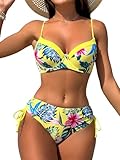 Damen Boho Bikini-Set geeignet für Meer, Strand, Sonnenbad, Urlaub usw