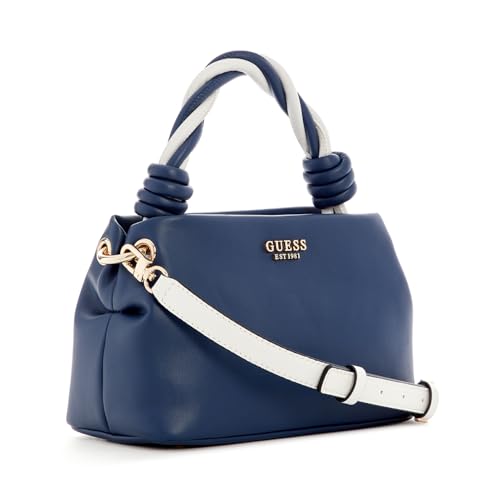 Guess Cruise Vibe Top Handle Crossbody Bag Navy/White - 3