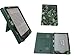 Tropical Green Kindle Paperwhite Case with Stand & Matching Desk Mat (90x30 cm / 35.4x11.8 in) – Auto Wake/Sleep Cover for E-Readers – Stylish Reading & Desk Set for Nature Lovers