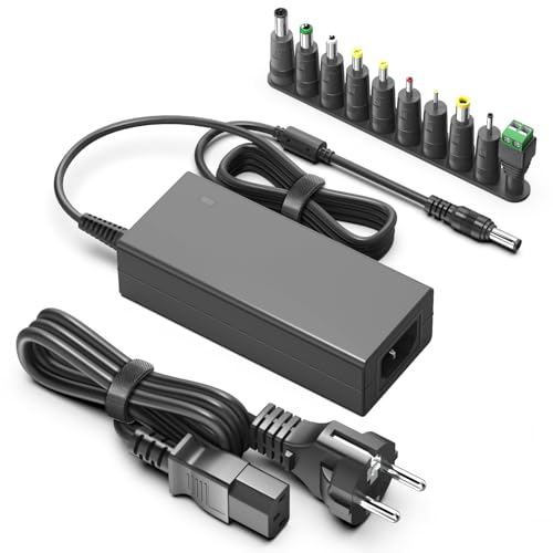 HKY Alimentation Adaptateur d'alimentation 12V 5A, Chargeur Universel 12v, Secteur AC/DC 100-240v 50/60hz, 60W pour Bandes Lumineuses LED, moniteurs LCD,...