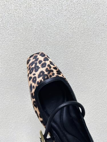 Leopard Print Shoes Women Mary Jane Flats Summer Shoes for Women 2024 Y2k Shoes Ballet Flats4
