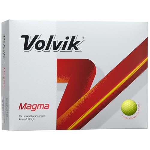 Volvik Magma Golf Balls (One Dozen) (Yellow)