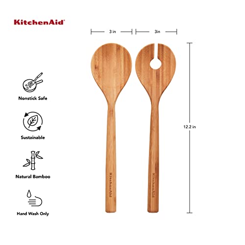 KitchenAid Ferramentas universais de bambu, 2 peças