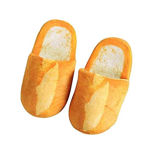 Adult Autumn Winter Slippers Warm Home Shoes With Extra Customized Size (Medium, French Baguette)