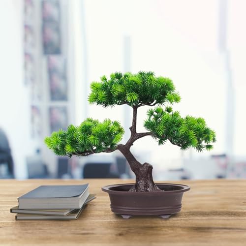 Bonsaï artificiel 12'' : verdure sans arrosage pour bureau - 4