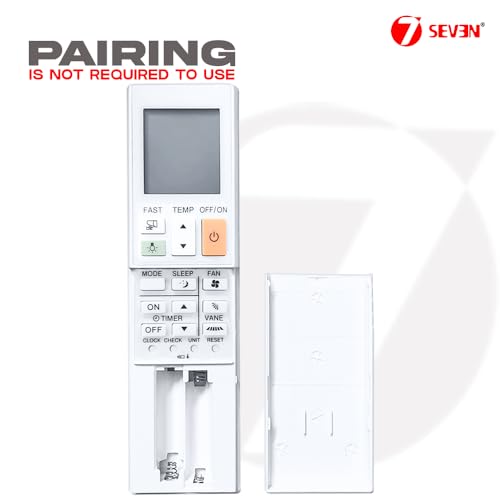 Image of 7SEVEN Compatible with Mitsubishi AC Remote Control Model 304 Suitable for 1 1.5 2 Ton Split and Window Air Conditioner - Match Each Key by Key Exactly with existing Remote Function