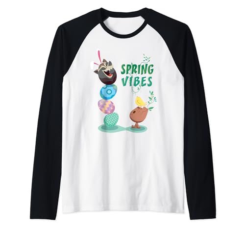 T-shirt Marvel Rocket Groot Raglan baseball tee en coton haut de gamme