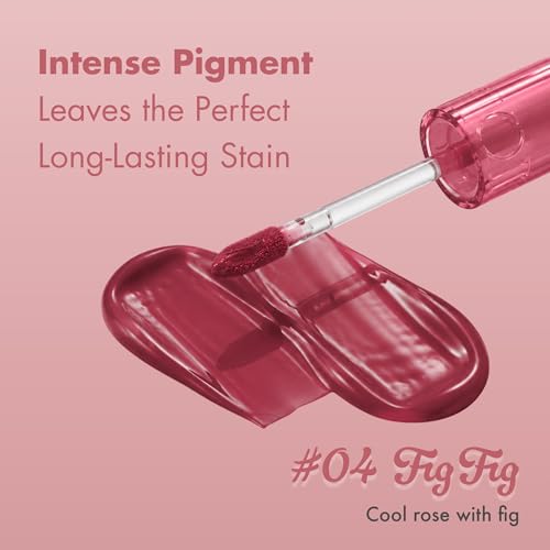 Image of rom&nd The Juicy Lasting Tint | Korean Lip Tint | High Shine Finish | Hydrating & Plumping Effect | Fig Fig Rosy Plum