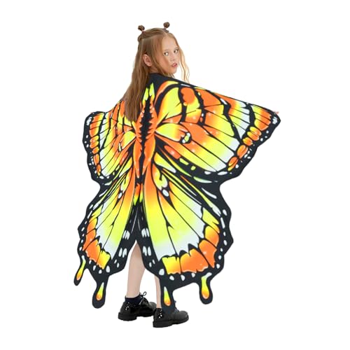 Disfraz de alas de mariposa para niñas 3 piezas miniatura 5
