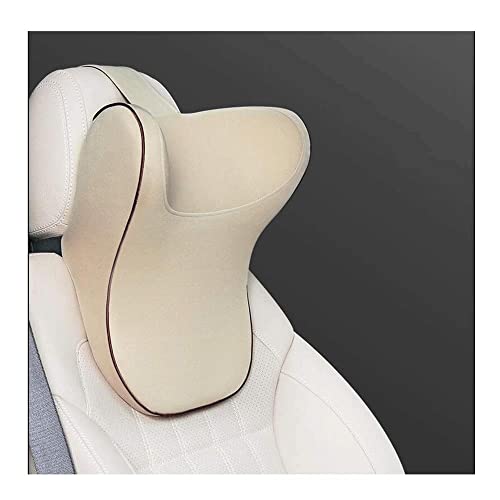 Coussin lombaire en mousse à mémoire de forme chic pour voiture rouge type U - 5