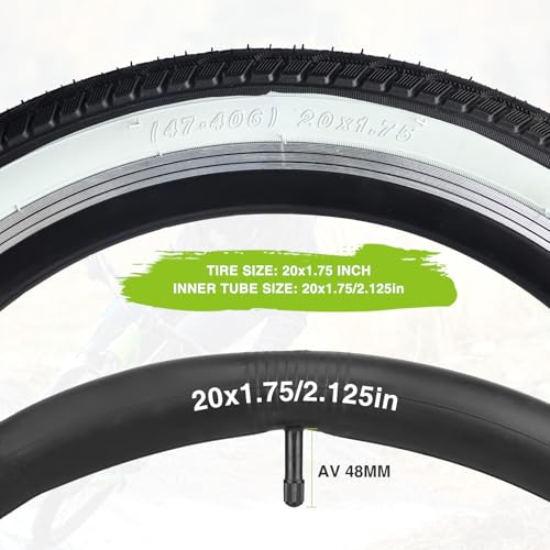 20/24/26 x 1.75 Inch Bike One/Two Pack Bicycle White Wall