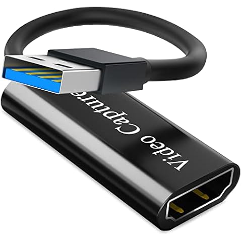 DIWUER Capturadora de Video HDMI 4K USB 3.0 Cover
