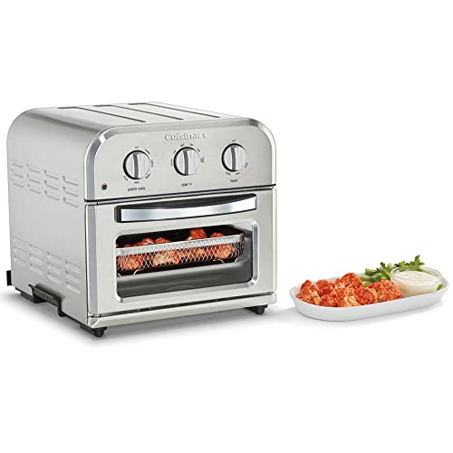 Cuisinart Toa-26 Compact Airfryer/Convection Toaster Oven Stainless Steel Bundle With 1 Yr Cps Enhanced Protection Pack #TOP4