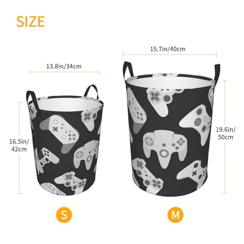 Panier à linge manette de jeu grand format pour chambre