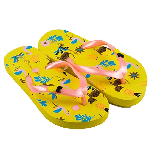 MBS - Chancla niña flancos piñas MBS Niñas Color: Amarillo Talla: 29