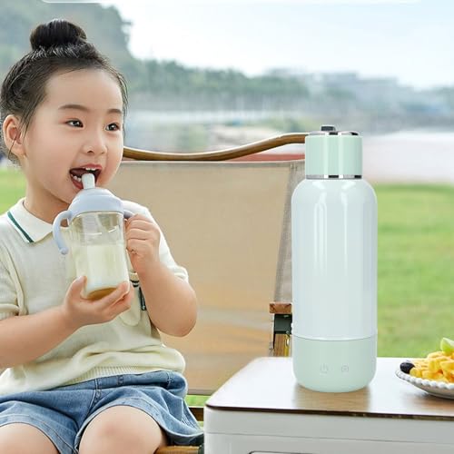 Tetera eléctrica portátil de acero inoxidable para viaje miniatura 6