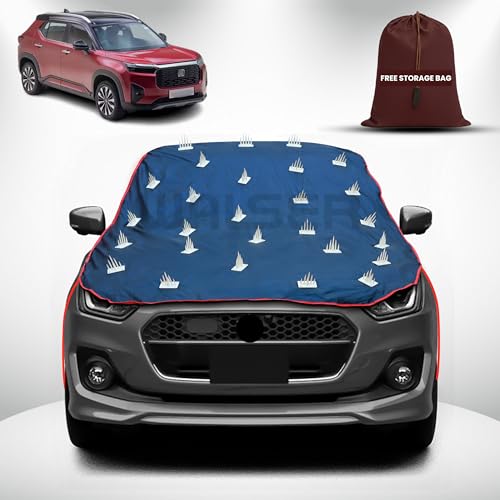 Image of WALSER Spike Car Cover for Honda Elevate | Anti-Climb Nail Guard for Dogs & Monkeys | Protects Bonnet, Roof & Dicky | UV, Dust & Snow Protection | Spike Cover with 4 Adjustable Hook