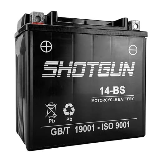 Shotgun Replacement for ATV Battery YTX14-BS for Honda TRX 500 420 450 350 300 Rubicon Foreman Rancher