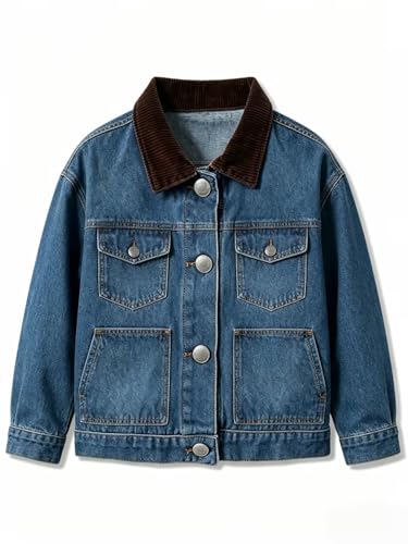 Image of Cromoncent Toddler Denim Jacket for Boys Girls
