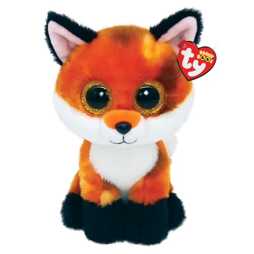 TY Meadow Fuchs Beanie Boos Regular, Beanie Baby Weichplüsch Spielzeug,...