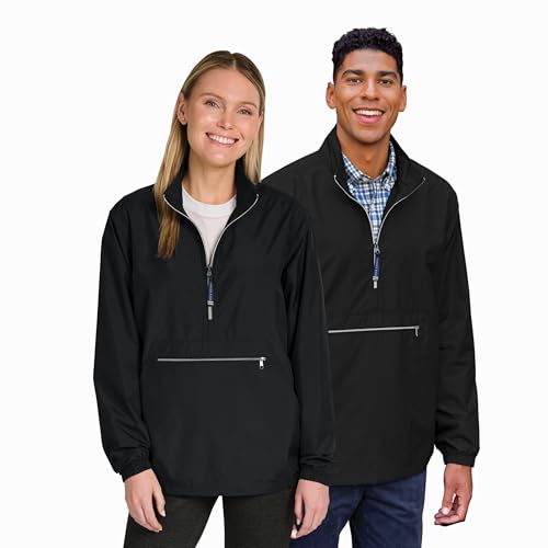 Charles River Pack-N-Go Half Zip Pullover Jacket
