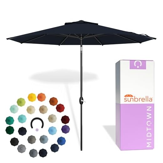 Midtown 10 Feet Large Outdoor Umbrella