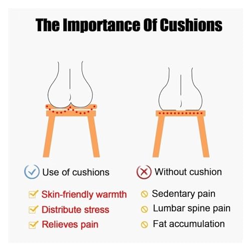 Coussin repas mousse mémoire contre le mal de dos sur chaise de bureau - 7
