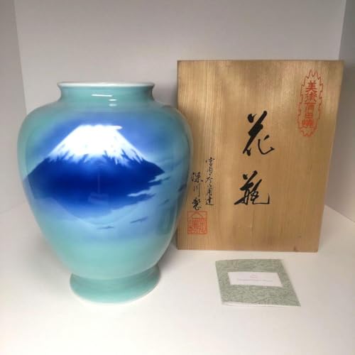 深川製磁 花瓶 富士山 【公式通販】