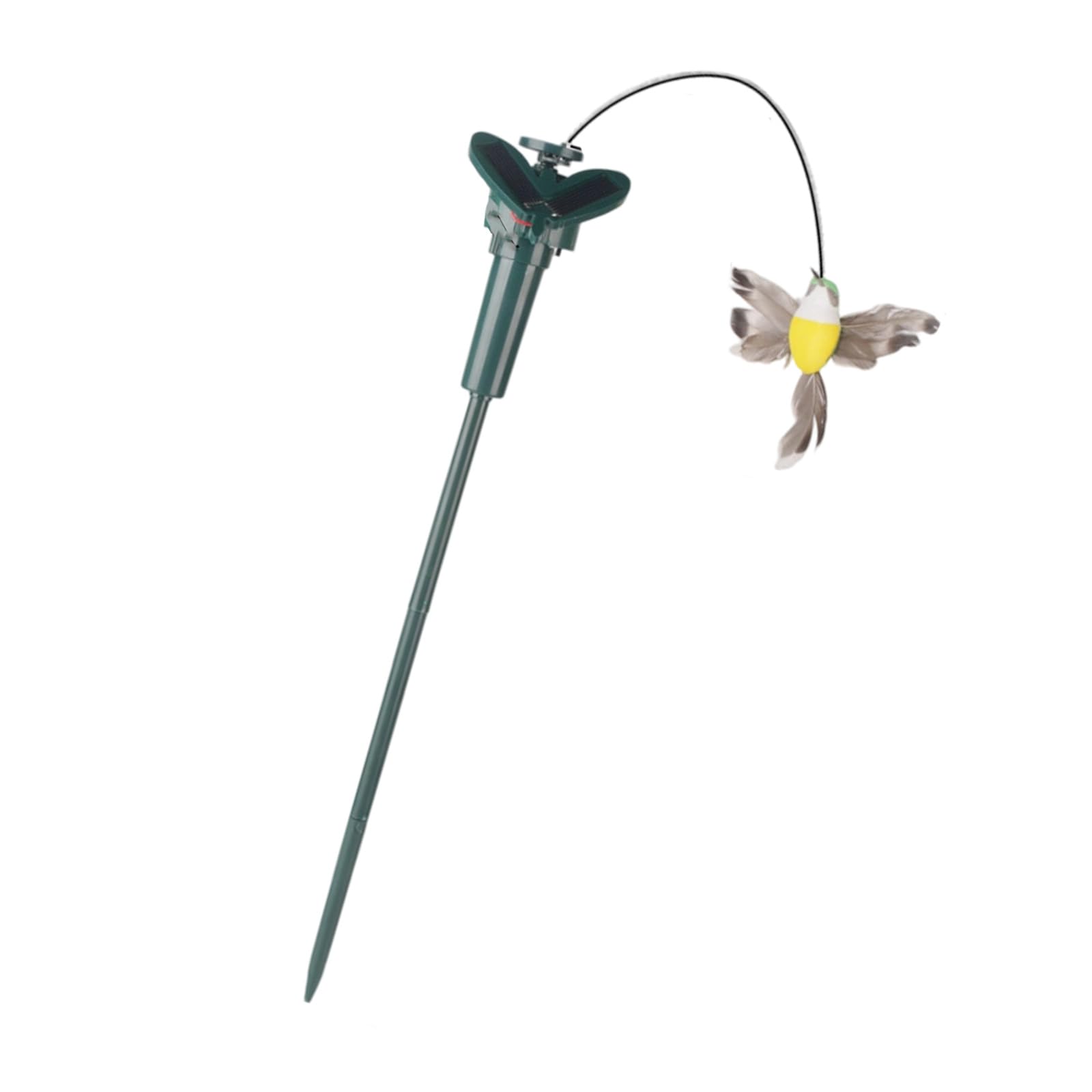 Solar Operated Rotating Butterfly/Bird Decoration for Garden ABS Lightweight and Weather Resistant Solar Garden Decorations