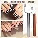 Nail Magnet Tool Set, 3 in 1 Cat Eye Magnet Y-Shaped Double Head Multifunctional Gel Polish Nail Design Pen with Extra Cylindrical Magnetic Cateye Accessories for DIY Art Studio Salon Use (Silver)