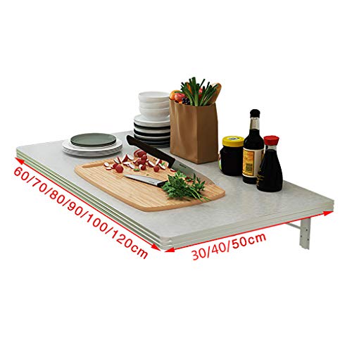 Table murale pliante pour petit espace bureau flottant compact - 7
