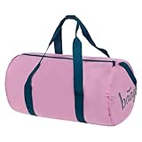 Baagl Sporttasche Mädchen Teenager Kinder – Kompakte Faltbare Reisetasche Hoop – Tasche für Sport, Fußball, Ballett, Schule & Freizeit, Schwimmtasche, 22 l (Rose)