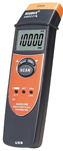 MeterTo Gasoline Engine Tachometer, 100~40,000RPM, °C and °F