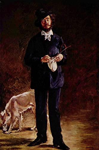 Tableau Portrait de Gilbert Marcellin Desboutin pour mur vide