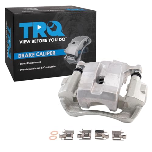 Image of TRQ Rear Right Brake Caliper w /Bracket Passenger Side | For 2012-2017 Toyota Prius V