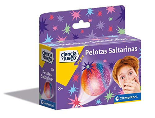 Clementoni-55401 - Mini Set - Pelotas Saltarinas - Juego científico a Partir de 8 años