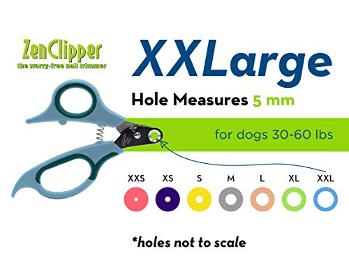 Zen-Clipper-Pet-Nail-Clipper-for-Dogs–Dog-Nail-Trimmer-for-Safer-Pet-Grooming-Care-Clean-Quiet-and-Easy-to-Use-Stainless-Steel-Claw-Trimmer-5mm-Hole Zen Clipper Pet Nail Clipper for Dogs–Dog Nail Trimmer for Safer Pet Grooming Care Clean Quiet and Easy to Use Stainless Steel Claw Trimmer 5mm Hole