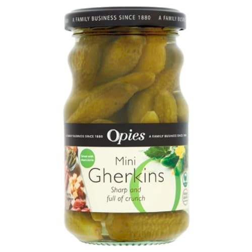 Opies Cocktail Gherkins 227g (pack of 1) (Package may vary)