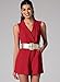 McCall's Patterns M7366 Misses' Pleated Surplice or Plunging-Neckline Rompers, Jumpsuits and Belt, Size A5 (6-8-10-12-14)