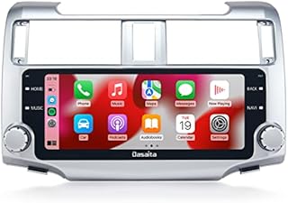 Dasaita 10.25'' Android 10 Wireless Carplay Stereo for Toyota 4Runner 2010 2011 2012 2013 Bluetooth Car Radio GPS Navigation Head Unit Multimedia Music Video Player Android Auto 4G 64G PX6 DSP Silver