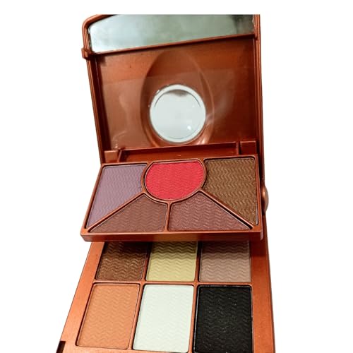 Image of Cameleon Makeup Kit for Women - All-in-One Multi-Palette Set with Eyeshadows, Blush, Compact, Lip Colors - Ideal for All Skin Tones (BR2)